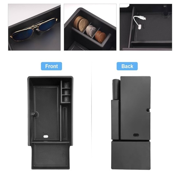 2024 2025 Blazer EV Center Console Organizer for Chevy Blazer EV (LT/RS/SS) New - Picture 3 of 9